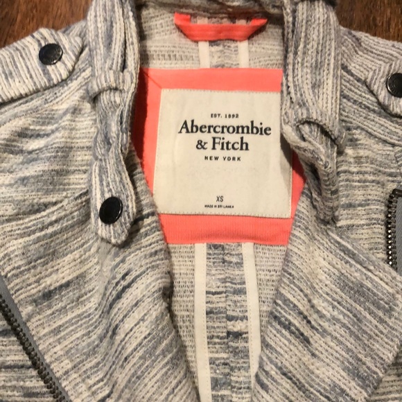 Abercrombie & Fitch Tweed Moto Jacket - Picture 3 of 4